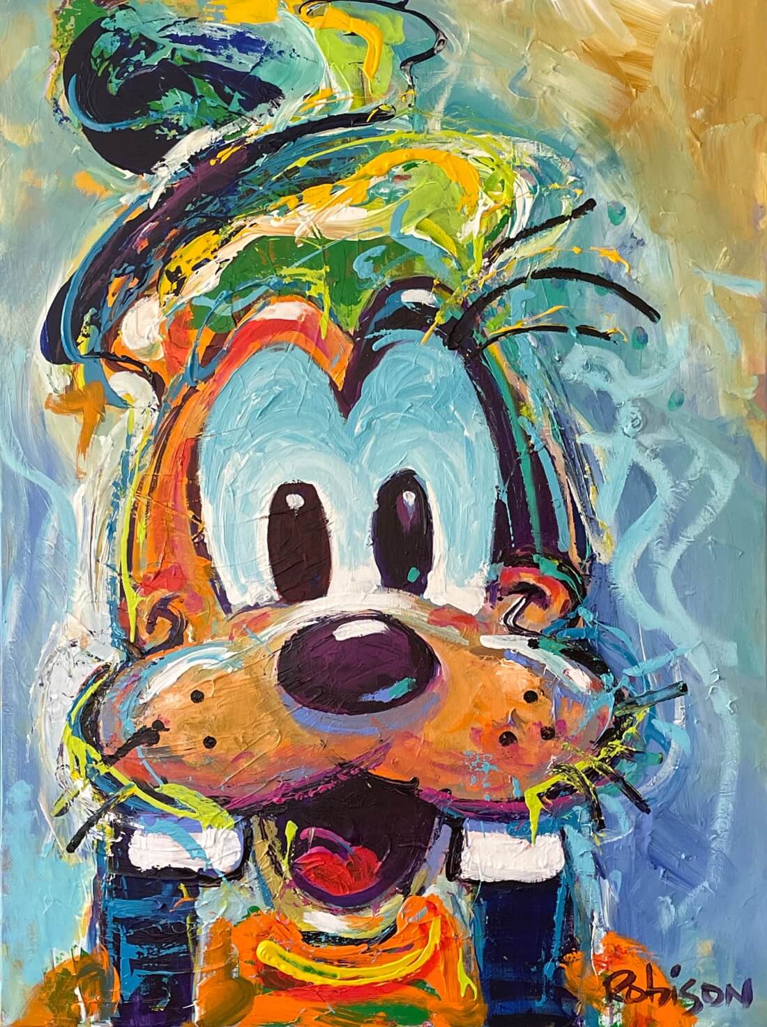 famous mickey mouse painting
